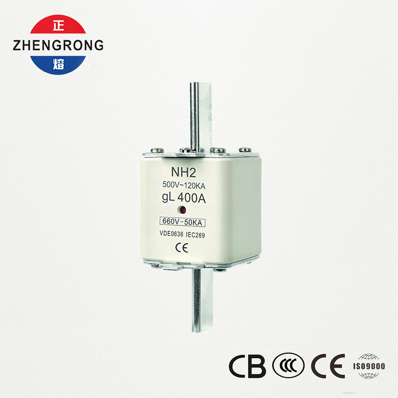 رابط الصمامات المعتمد من CE & IEC NH2 660V 400A قدرة كسر عالية