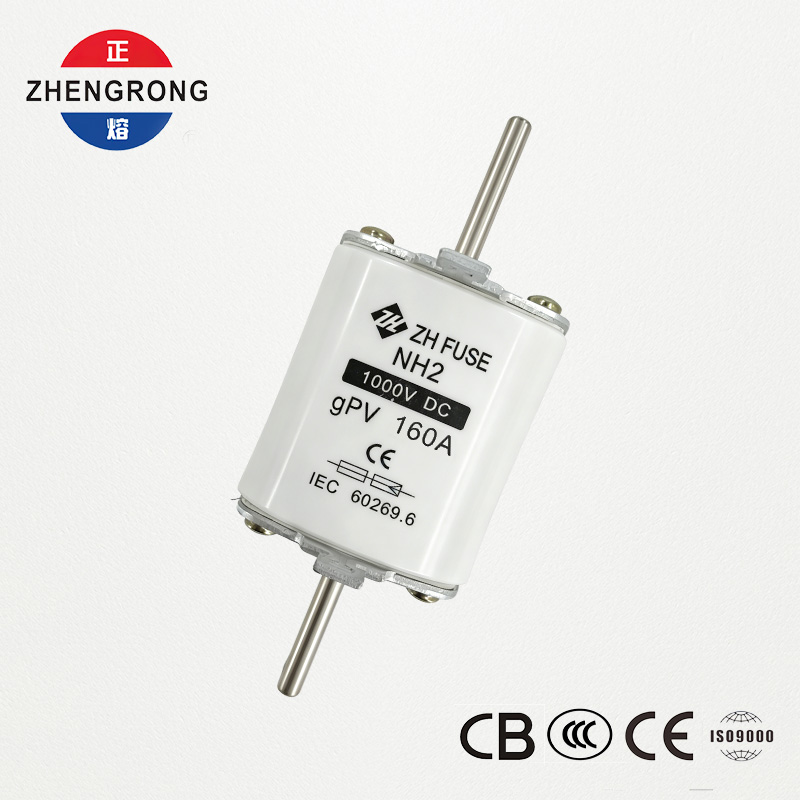 وصلة الصمامات الكهروضوئية NH2 160A 1000V DC gPV - معتمدة من IEC 60269.6