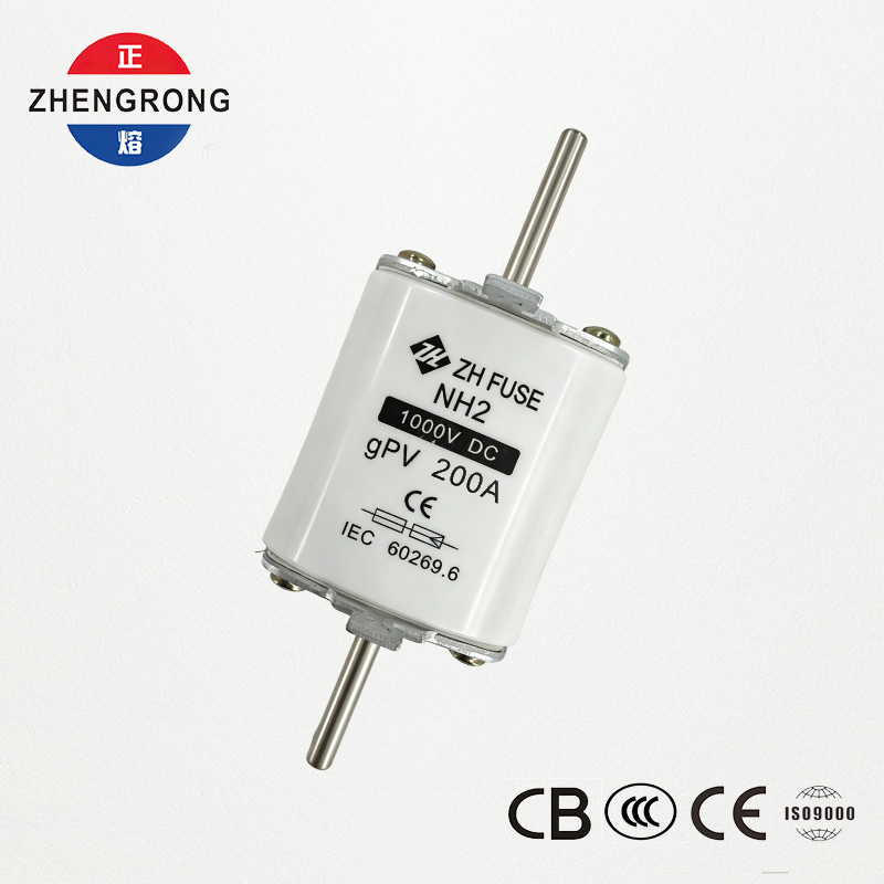 وصلة الصمامات الكهروضوئية NH2 200A 1000V DC gPV - معتمدة من IEC 60269.6