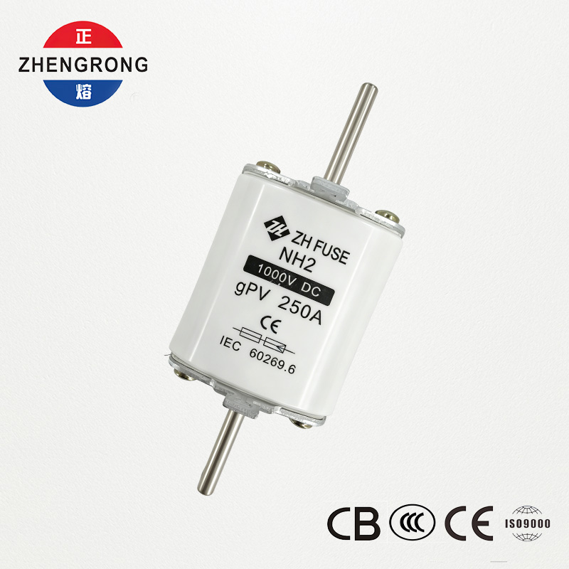 وصلة الصمامات الكهروضوئية NH2 250A 1000V DC gPV - معتمدة من IEC 60269.6
