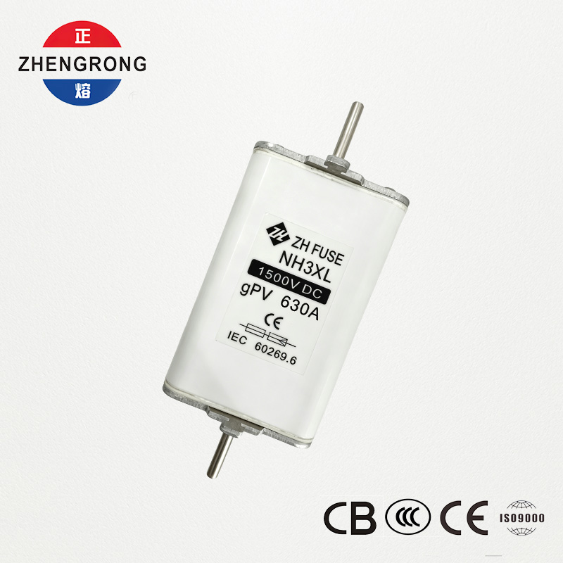 وصلة الصمامات الكهروضوئية NH3XL 630A 1500V DC gPV - معتمدة من IEC 60269.6