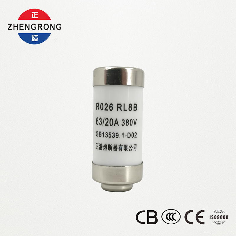 RL8B R026 380V فيوز | 20A/63A D02 قياسي