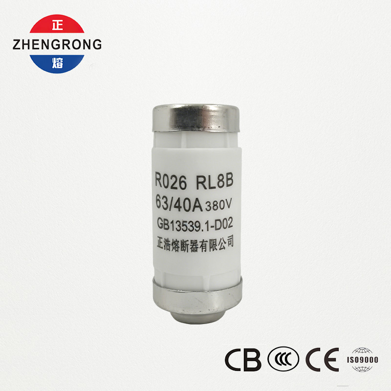 RL8B R026 40A 380V D02 فيوز أسطواني