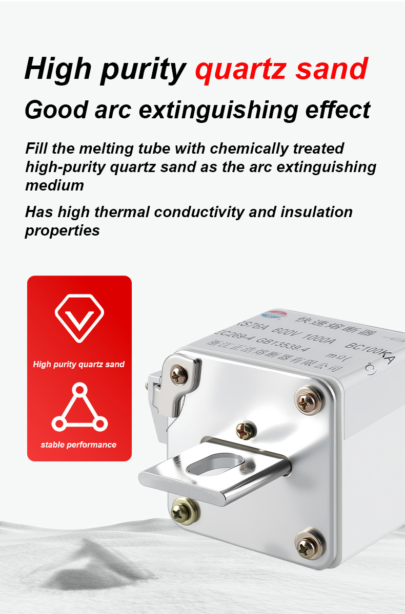 وصلات الصمامات RS76A 600V 100A BC100KA