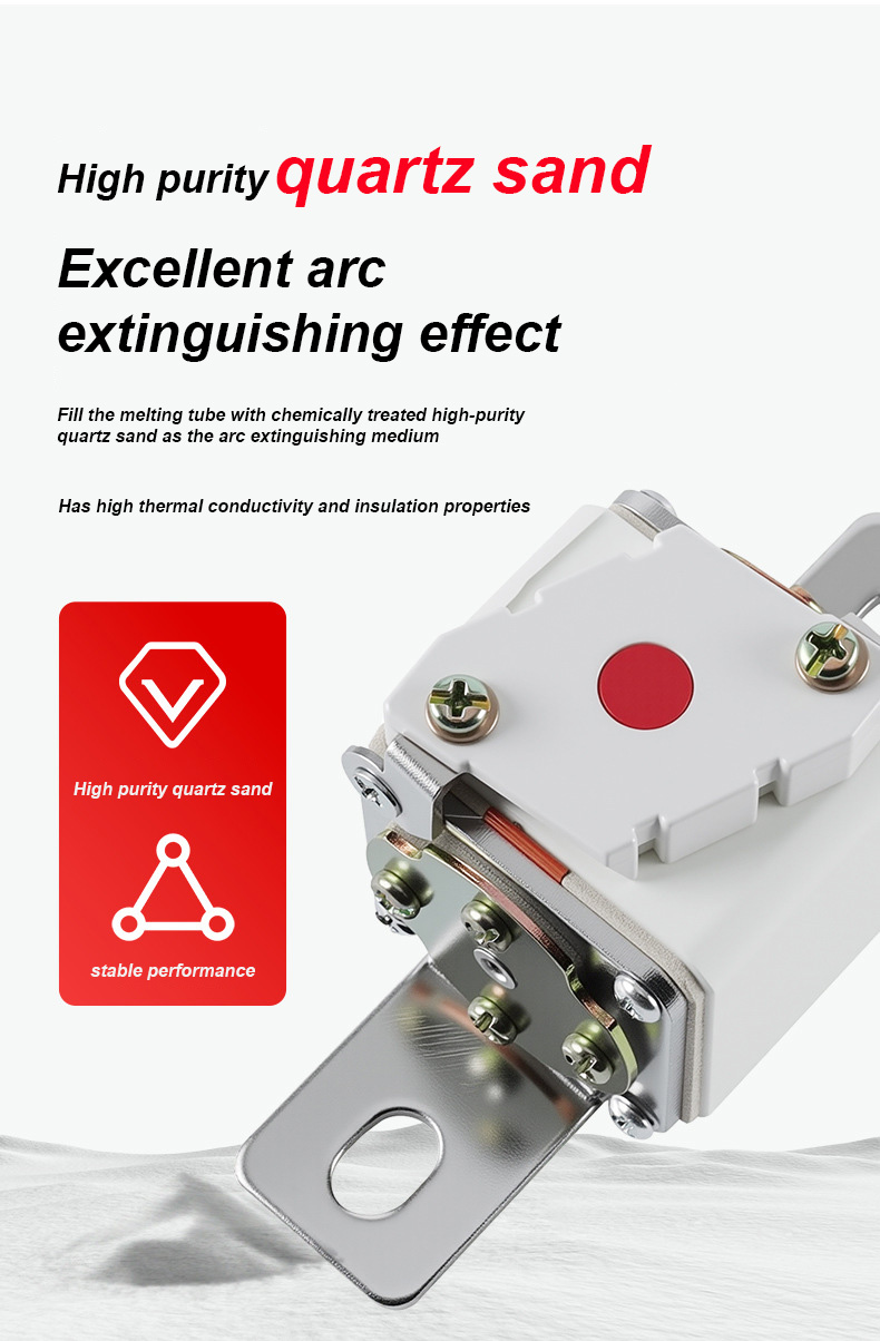 وصلات الصمامات RSF-1K 500V-315A BC100KA