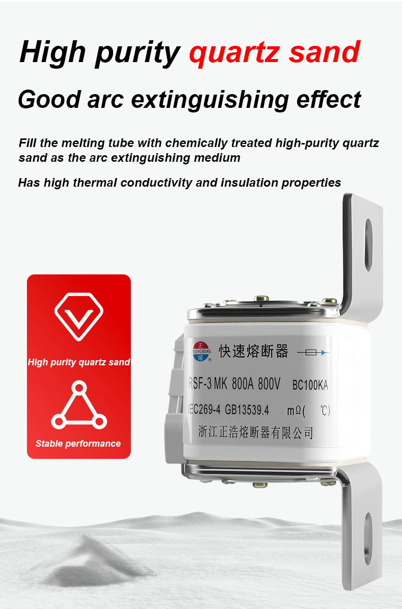 RSF-3MK 800V-800A BC100KA وصلات الصمامات